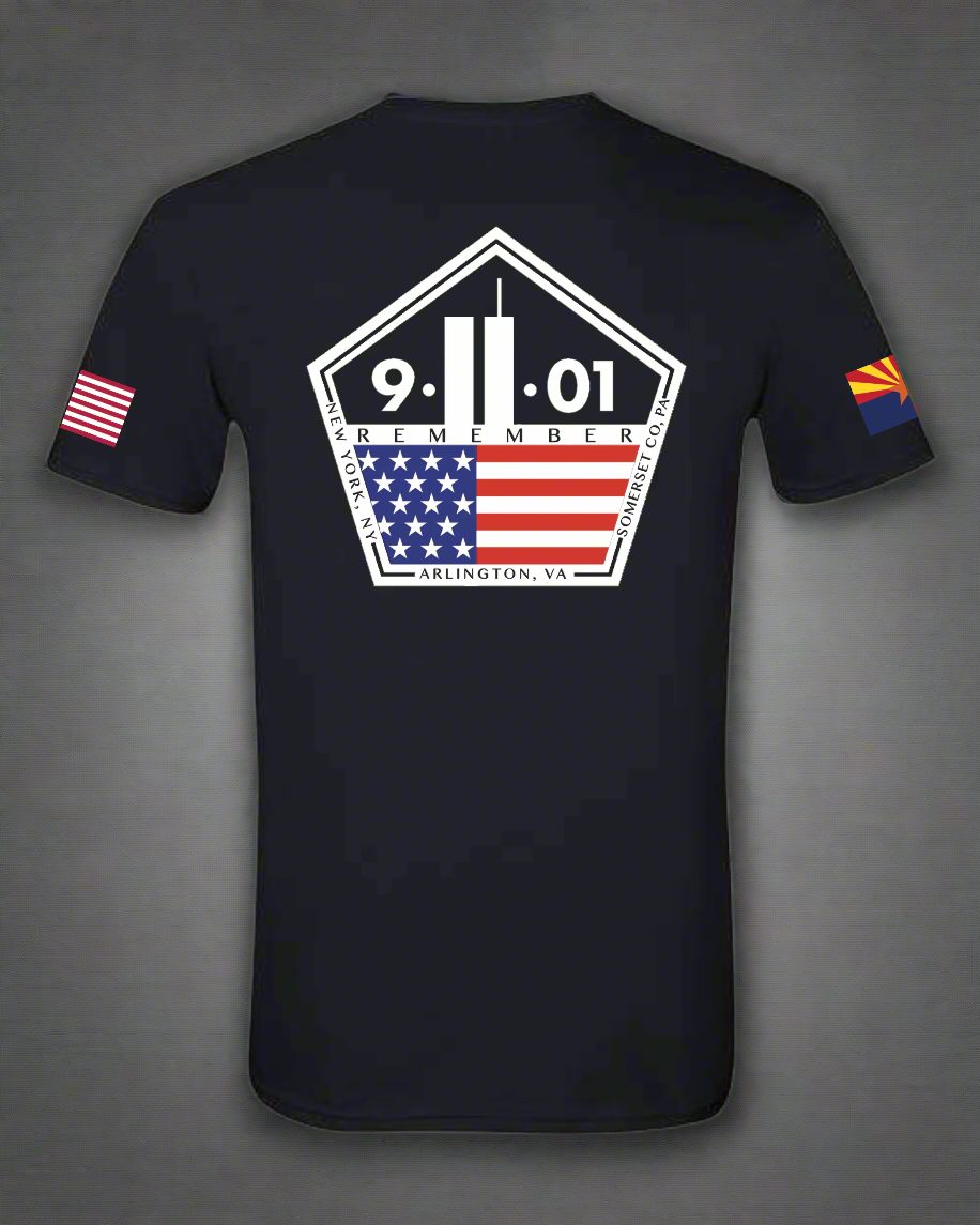 911 Nextlevel with AZ, USA sleeve patches
